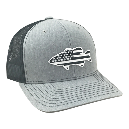 Old Glory Midnight Bass - Adjustable Cap - Dixie Fowl Company - Hat