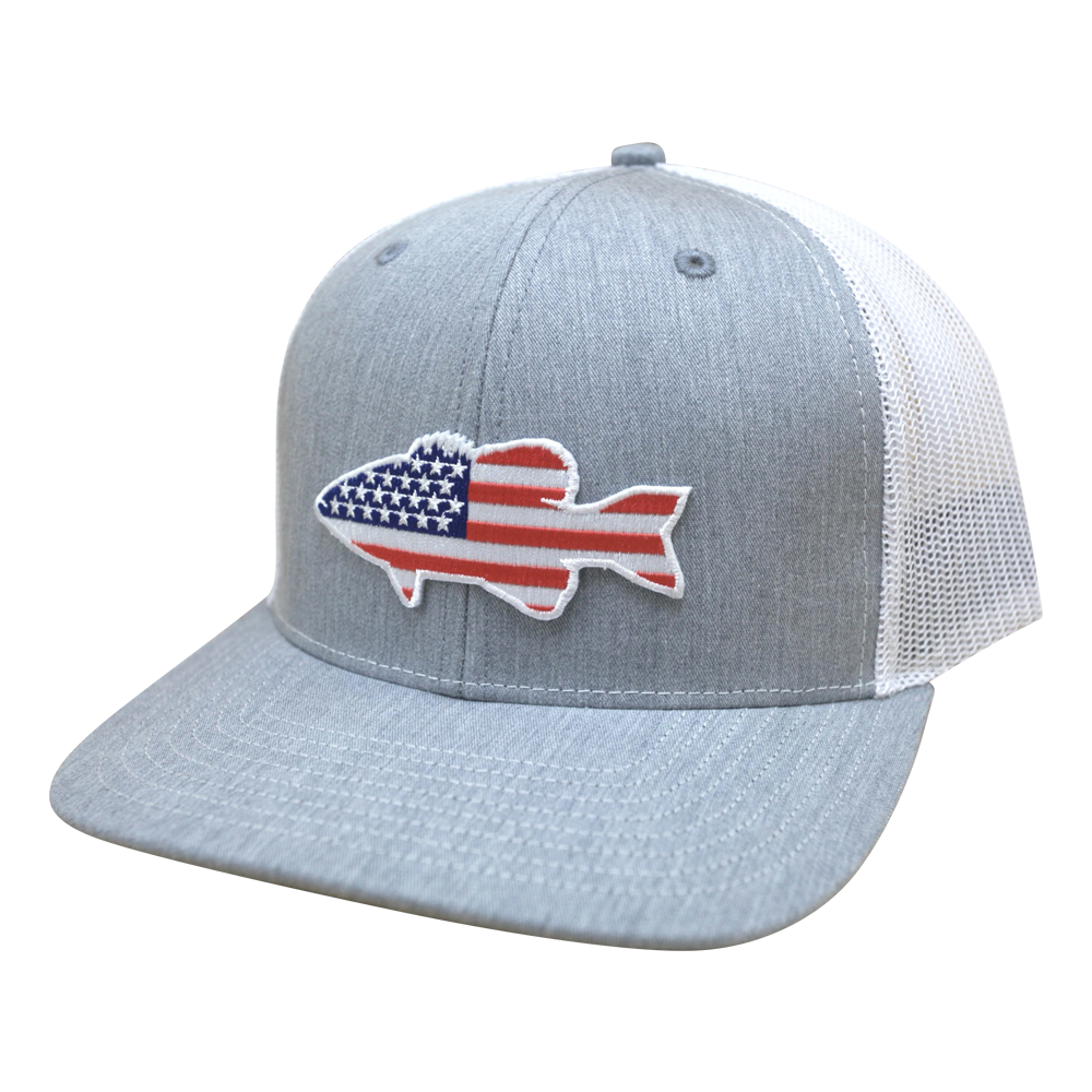 Old Glory Bass - Adjustable Cap - Dixie Fowl Company - Hat