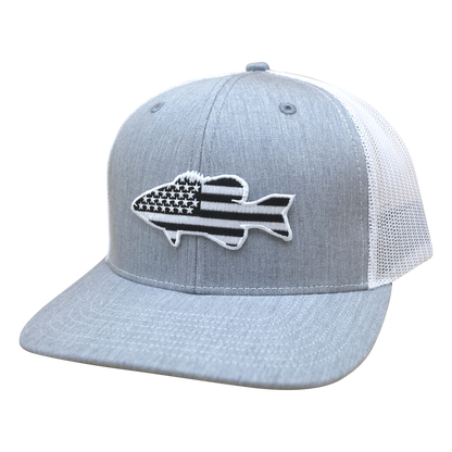 Old Glory Midnight Bass - Adjustable Cap - Dixie Fowl Company - Hat