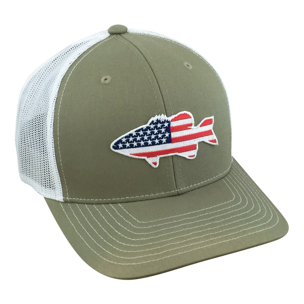 Old Glory Bass - Adjustable Cap - Dixie Fowl Company - Hat