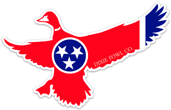 TN Mallard - Dixie Fowl Co Decal - 6" x 4 - Dixie Fowl Company - Decal