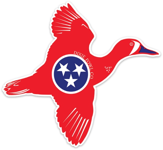 TN Teal - Dixie Fowl Co Decal - 6" x 4" - Dixie Fowl Company - Decal