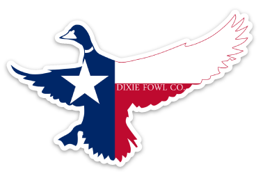 TX Mallard - Dixie Fowl Co Decal - 6" x 4" - Dixie Fowl Company - Decal