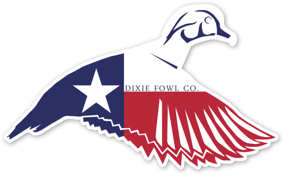 TX Woodie - Dixie Fowl Co Decal - 6" x 5" - Dixie Fowl Company - Decal