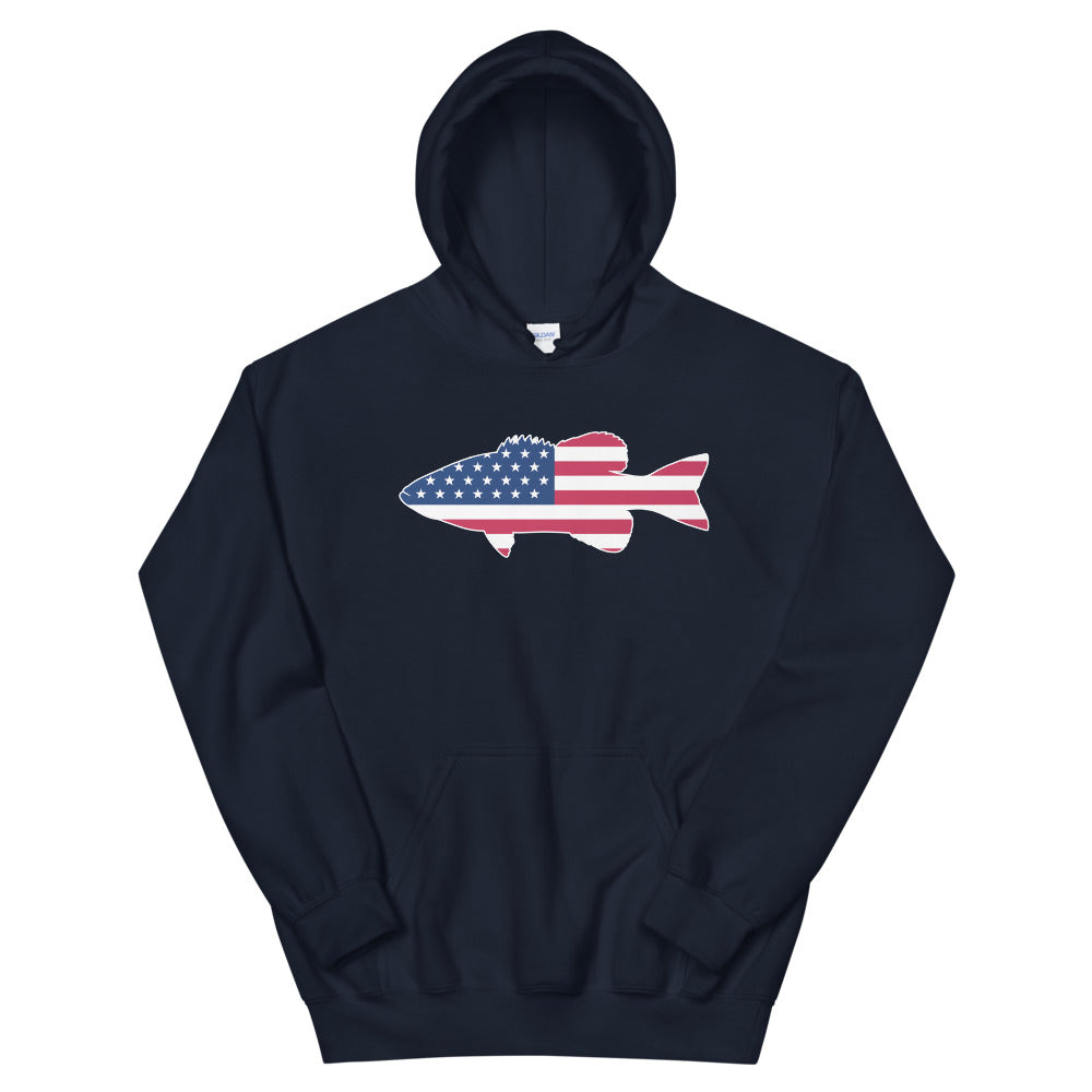 Dixie Fowl Co - Old Glory Bass Hoodie